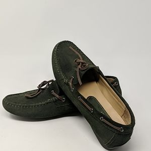 Vaneli Dark Green Driving Loafer Moccasin Size 8